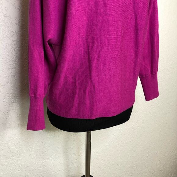 Cabi dark pink open front slightly cropped cardigan sweater size Medium #5013 - Picture 13 of 15